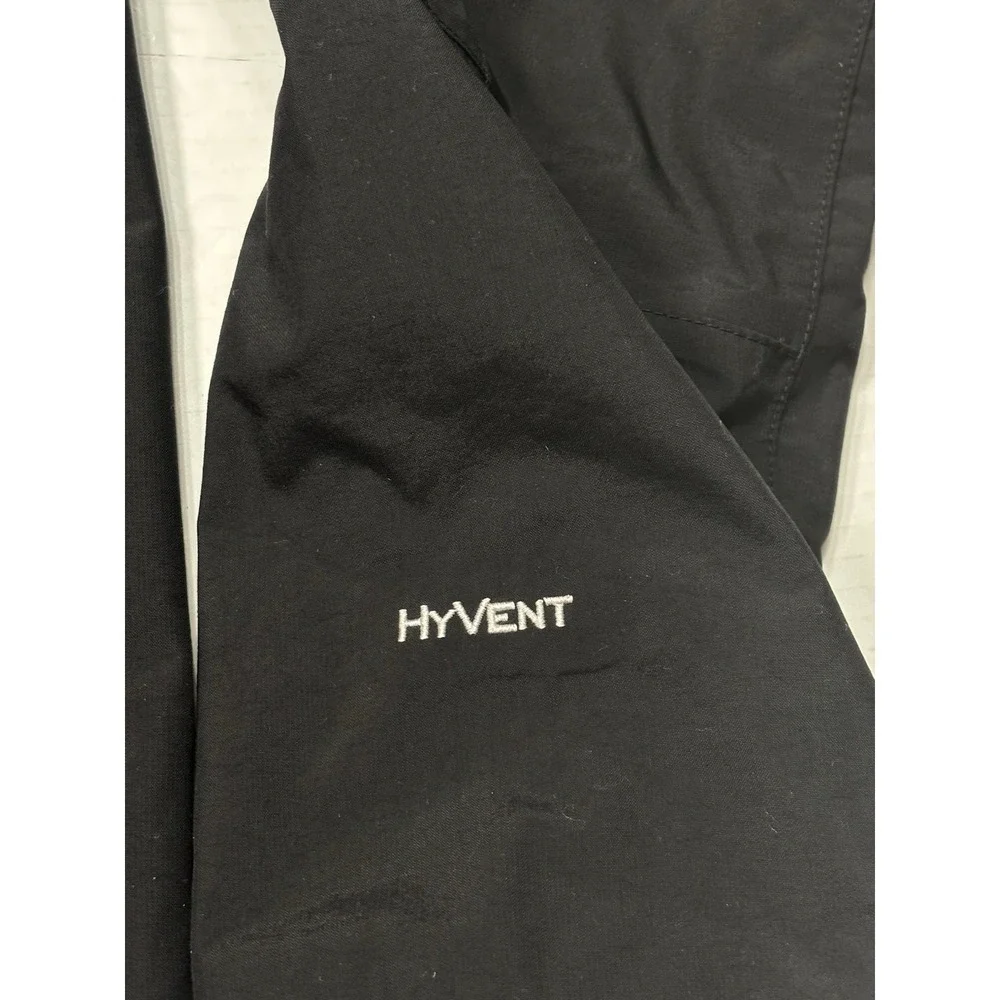 The North Face HyVent Rain Jacket‎ Black Waterproof Shell Men's Small